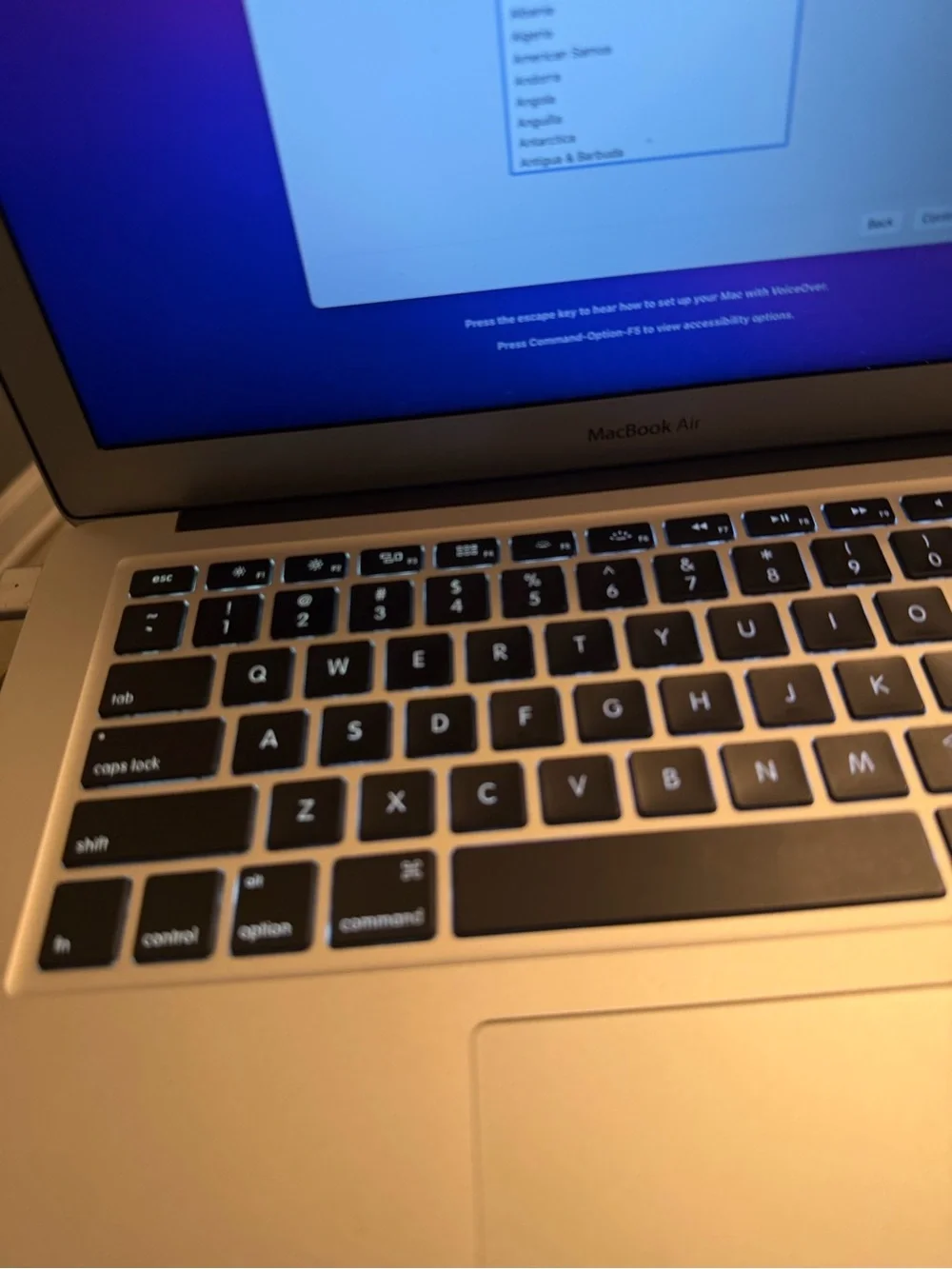 Apple MacBook Air - Silver and Black